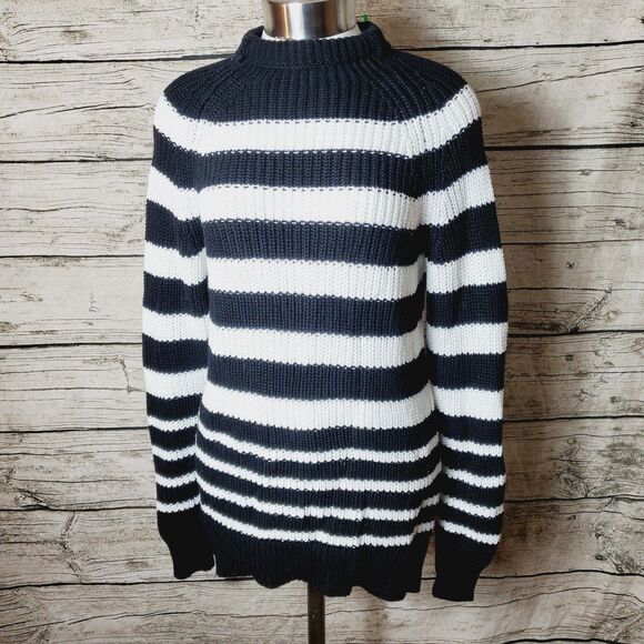 Sweaters - Style & Co. Stripe Black and White Sweater Size Medium NWT
